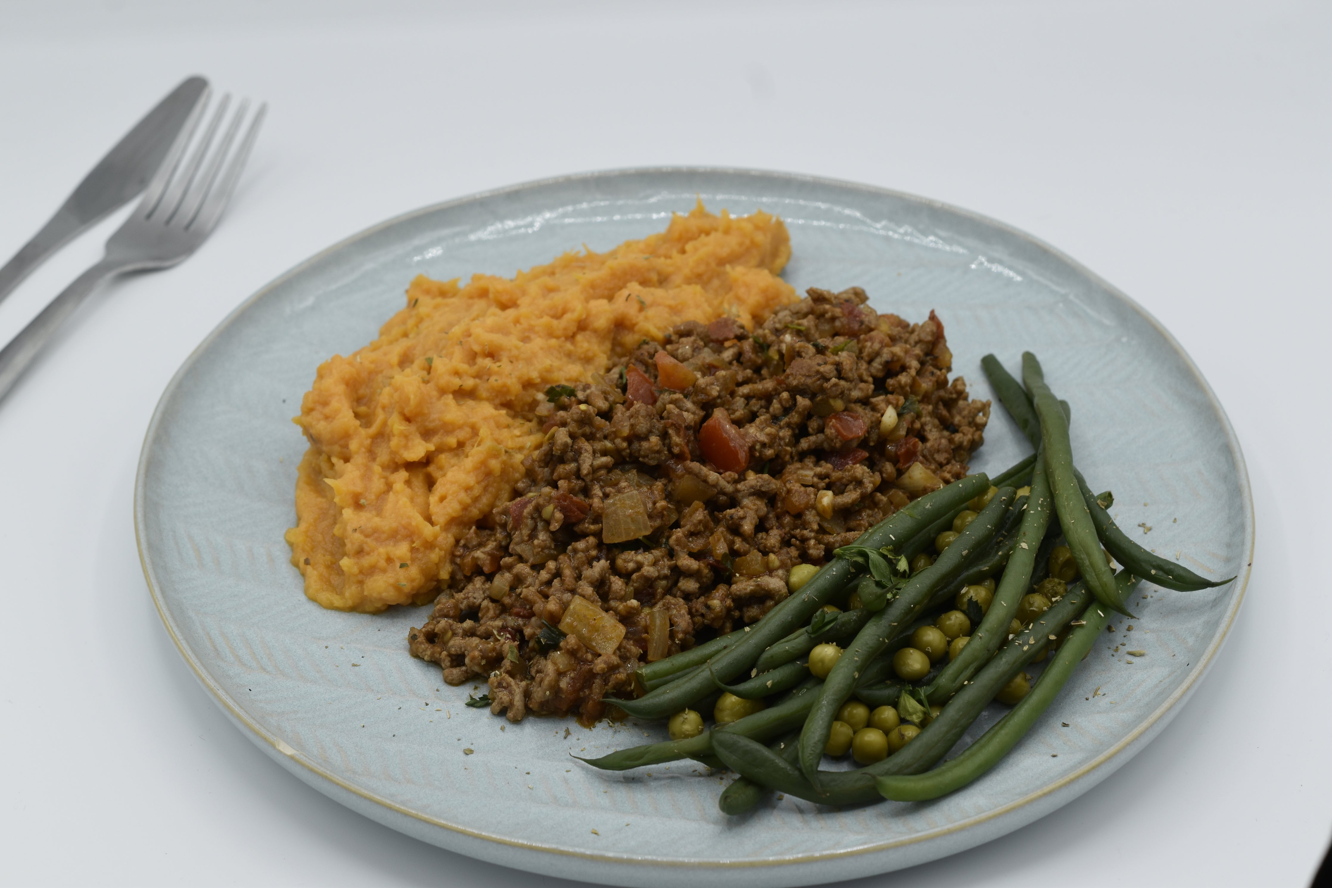 Fit Fried Beef & Sweet Potato