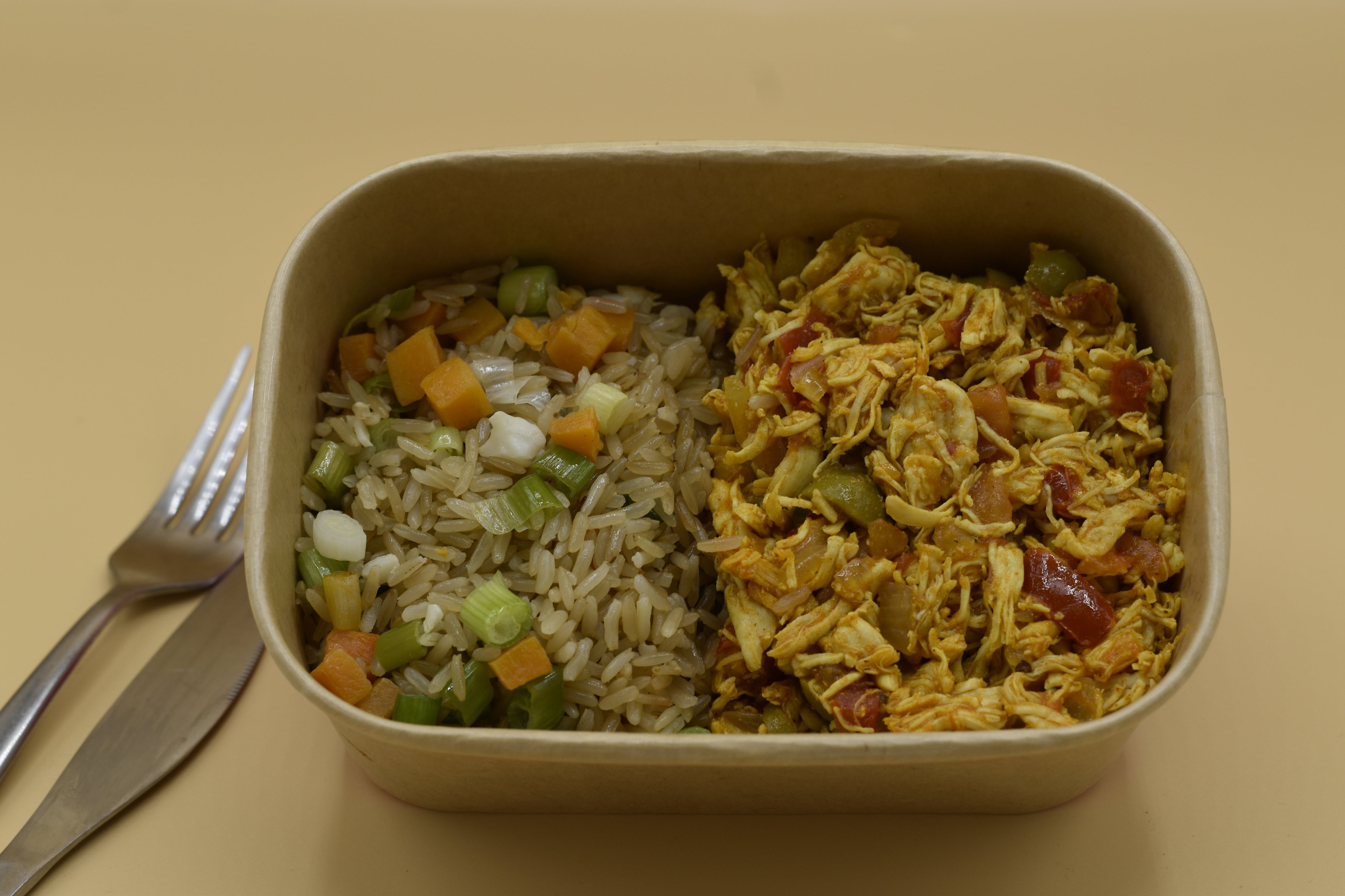Savoury Shredded Chicken & Rice