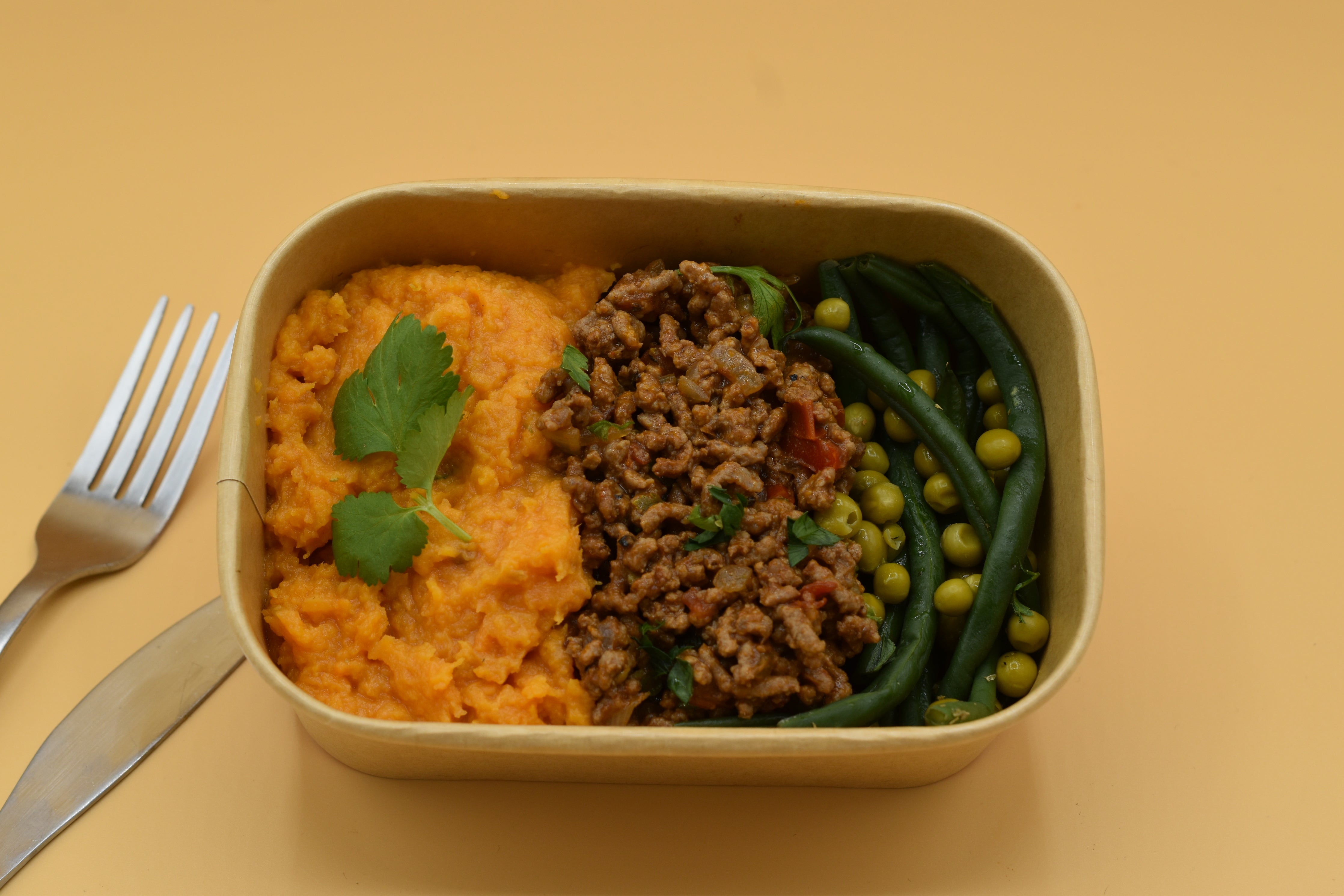 Fit Fried Beef & Sweet Potato
