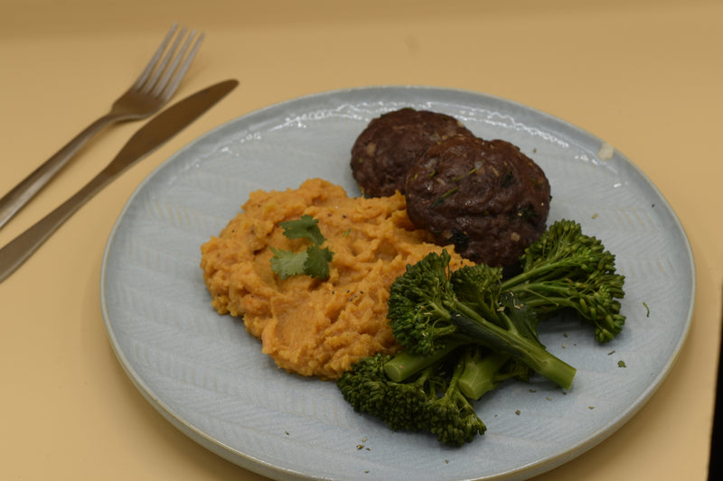 Fiber Burguer with Sweet Potato