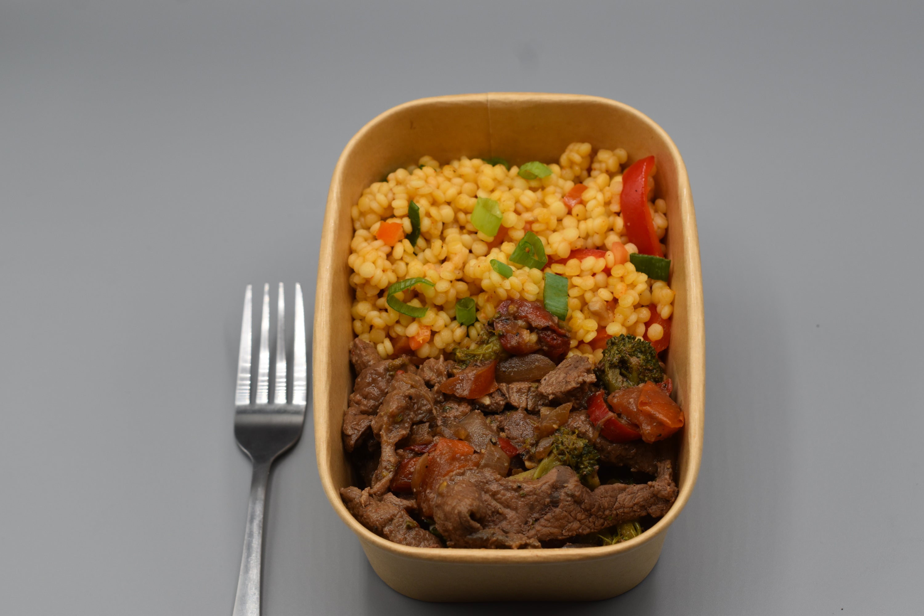Rainbow Beef Couscous