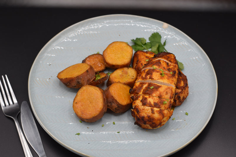 Chicken Tikka and Sweet Potato