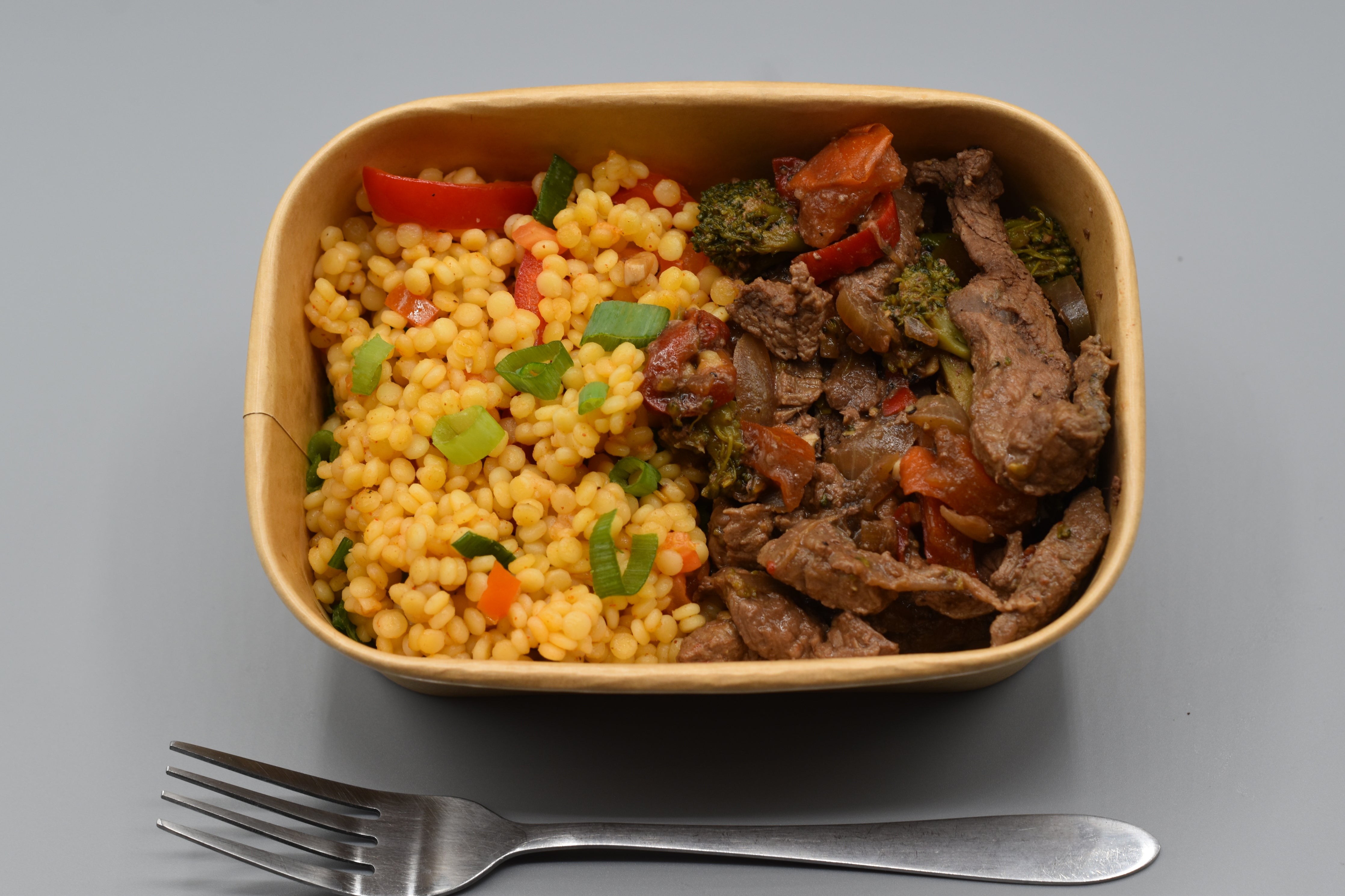 Rainbow Beef Couscous