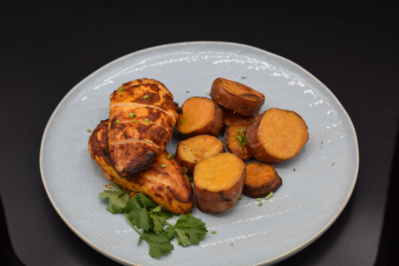 Chicken Tikka and Sweet Potato