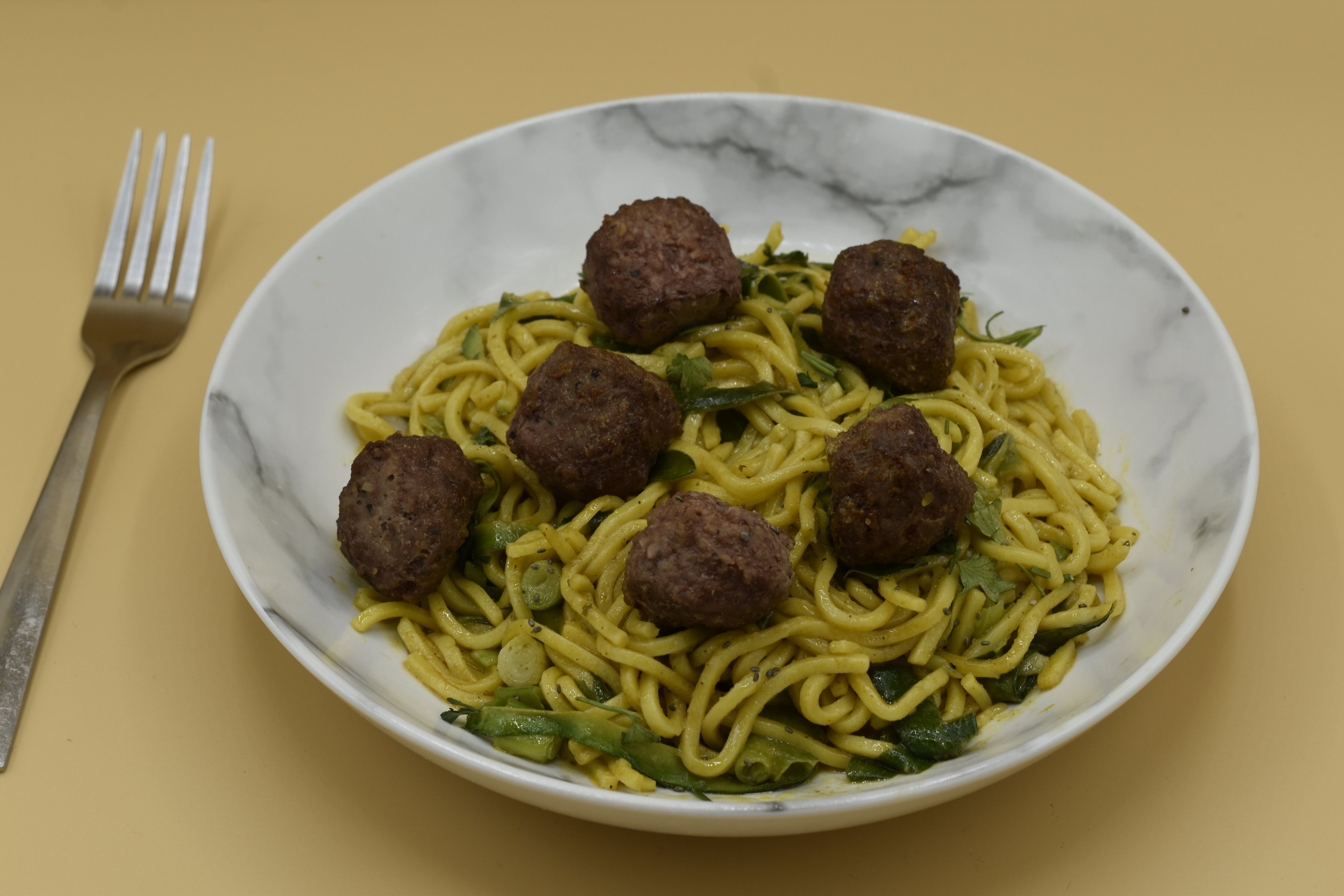 Zucchini Noodles Meatballs