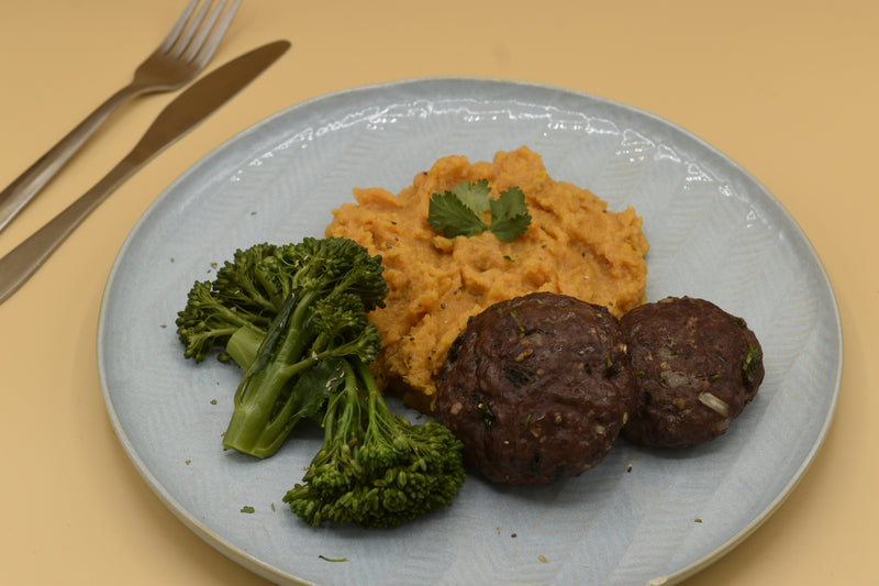 Fiber Burguer with Sweet Potato