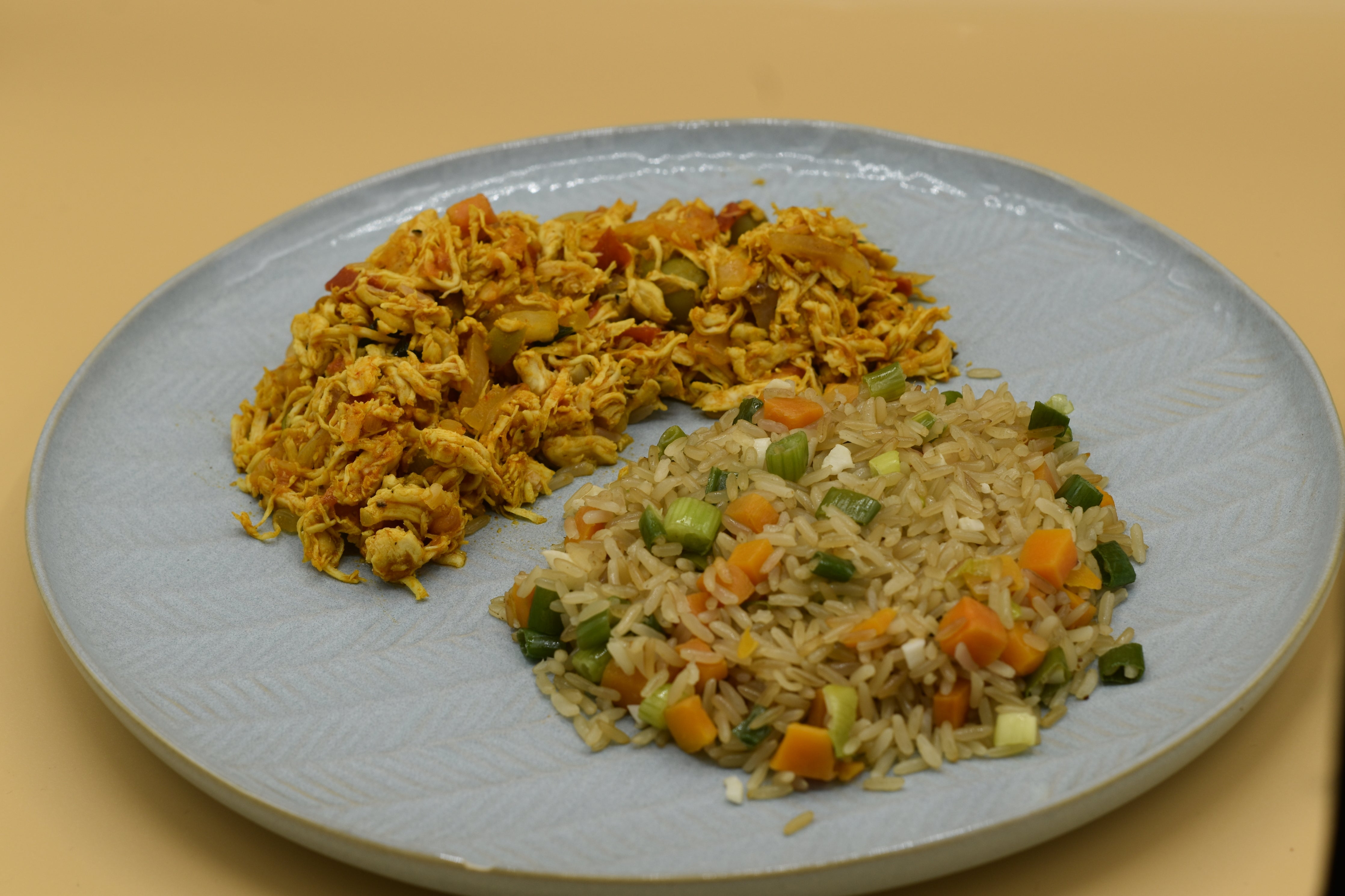 Savoury Shredded Chicken & Rice